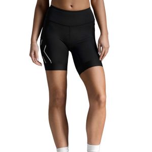 Spodenki triathlonowe damskie 2XU Core Tri 6". Czarne szorty 2XU, bez wzorów. Za 319,99 zł.