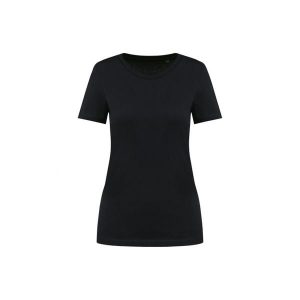 Damska koszulka z suprima z okrągłym dekoltem Kariban Premium. Czarne koszulki sportowe KARIBAN, bez wzorów, z bawełny, bez ramiączek. Za 125,50 zł.
