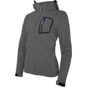Kurtka softshellowa turystyczna damska Alpinus Bergamo. Szare kurtki ALPINUS, m, bez wzorów, z softshellu, bez kaptura. Za 279,00 zł.