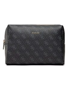 Guess Kosmetyczka w kolorze czarnym - 25 x 10 x 10 cm rozmiar: onesize. Czarne kosmetyczki Guess, z aplikacjami, z materiału. Za 189,29 zł.