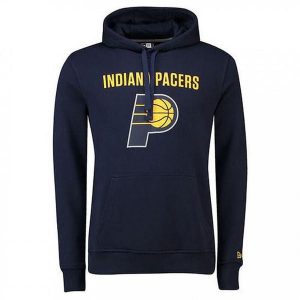 Bluza z kapturem Indiana Pacers NBA. Niebieskie bluzy New Era, bez wzorów, z kapturem. W wyprzedaży za 249,50 zł.