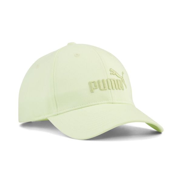 Czapka z daszkiem Essentials Elevated PUMA. Zielone czapki Puma, bez wzorów, sportowe. Za 89,00 zł.