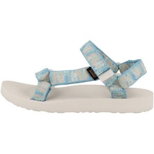 Buty do chodzenia damskie Teva Original Universal. Niebieskie buty trekkingowe Teva, z materiału, bez zapięcia. Za 368,00 zł.