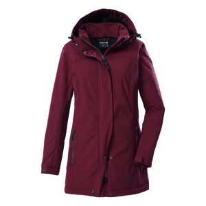 Damska wodoodporna kurtka softshell Killtec GW 36. Brązowe kurtki KILLTEC, bez wzorów, z softshellu, bez kaptura. Za 594,80 zł.