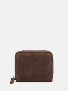 Liebeskind Berlin Skórzany portfel w kolorze brązowym - 10 x 8 x 2 cm rozmiar: onesize. Brązowe portfele Liebeskind Berlin, bez wzorów, z materiału. Za 223,99 zł.