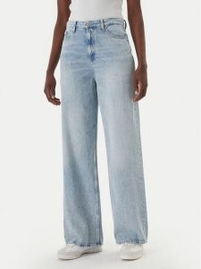 Tommy Jeans Jeansy Claire DW0DW22659 Niebieski Wide Leg. Niebieskie jeansy Tommy Jeans, bez wzorów, z bawełny. Za 449,99 zł.