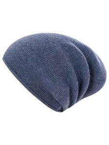 Zwillingsherz Kaszmirowa czapka beanie w kolorze niebieskim rozmiar: onesize. Niebieskie czapki Zwillingsherz, bez wzorów, z kaszmiru. Za 136,45 zł.