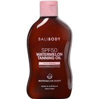 Bali Body - Watermelon Tanning Oil Spf 50 - Olejek Do Opalania Z Filtrem Spf 50 - Tanning Oil Watermelon Spf 50 - Dla Kobiet. Brązowe body i gorsety Bali Body, bez wzorów, ze skóry. Za 139,00 zł.