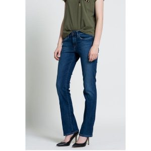 Pepe Jeans - Jeansy Piccadilly. Niebieskie jeansy marki Pepe Jeans, z bawełny. W wyprzedaży za 219,90 zł.