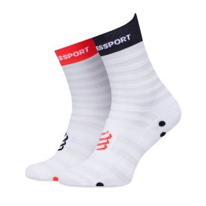 Skarpety krótkie Compressport. Białe skarpetki Compressport, bez wzorów. Za 69,99 zł.