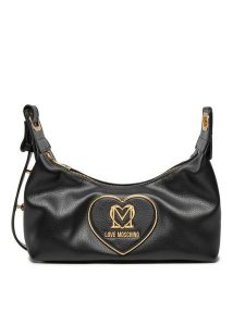 LOVE MOSCHINO Torebka JC4121PP1LLB0000 Czarny. Czarne torebki klasyczne LOVE MOSCHINO, bez wzorów, ze skóry, bez dodatków. Za 669,99 zł.