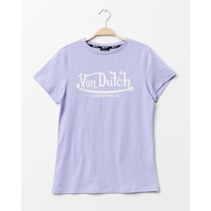 Koszulka damska Von Dutch Alexis. Białe bluzki Von Dutch, bez wzorów, sportowe, bez kołnierzyka, bez ramiączek. Za 221,00 zł.