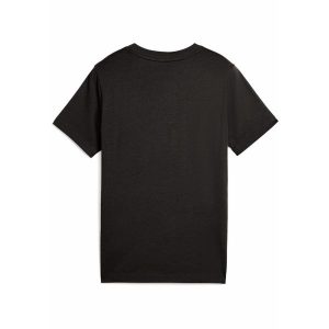 Młodzieżowa koszulka Essentials Logo Lab PUMA Black. Czarna bluzki Puma, l, bez wzorów, młodzieżowe, bez kołnierzyka, bez ramiączek. Za 89,00 zł.