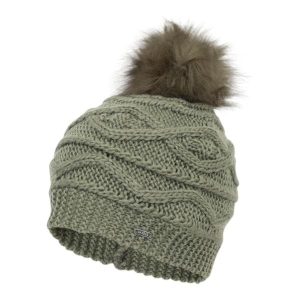 Czapka Damska Pompon Remind II. Zielone czapki Dare 2b, bez wzorów, sportowe. Za 40,99 zł.