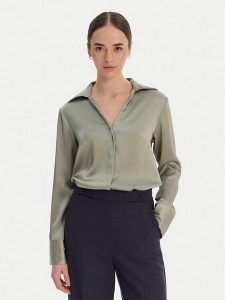 Calvin Klein Koszula Hammered LV044F129G Beżowy Regular Fit. Brązowe koszule Calvin Klein, xl, bez wzorów, z syntetyku, bez kołnierzyka, bez ramiączek. Za 449,99 zł.