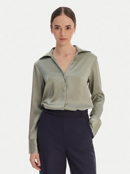 Calvin Klein Koszula Hammered LV044F129G Beżowy Regular Fit. Brązowe koszule Calvin Klein, xl, bez wzorów, z syntetyku, bez kołnierzyka, bez ramiączek. Za 449,99 zł.