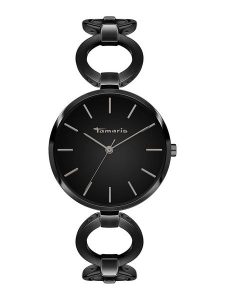 Tamaris Zegarek kwarcowy w kolorze czarnym rozmiar: onesize. Czarne, analogowe zegarki Tamaris. Za 179,64 zł.