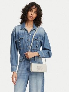 KARL LAGERFELD Torebka B2W30272 Biały. Białe listonoszki KARL LAGERFELD, bez wzorów, ze skóry, bez dodatków. Za 579,99 zł.