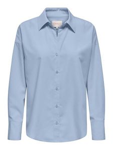 ONLY Koszula w kolorze błękitnym rozmiar: XL. Niebieskie koszule ONLY, xl, bez wzorów, bez kołnierzyka, bez ramiączek. Za 79,03 zł.