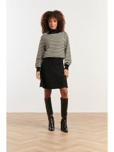 Smashed Lemon Spódnica w kolorze czarnym rozmiar: XXL. Czarne spódnice Smashed Lemon, na co dzień, xxl, bez wzorów, midi. Za 104,99 zł.