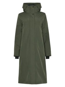 Didriksons Parka "Selina" w kolorze khaki rozmiar: 40. Brązowe płaszcze Didriksons, bez wzorów, bez kaptura. Za 522,14 zł.