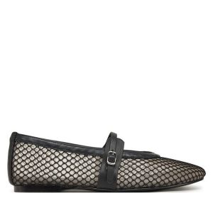 Baleriny Steve Madden. Czarne balerinki Steve Madden, bez wzorów, bez obcasa, bez zapięcia. Za 339,99 zł.