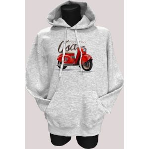 Osa — bluza. Czarne bluzy nikiniki, bez wzorów, z bawełny, z kapturem. W wyprzedaży za 126,65 zł.