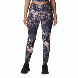 Legginsy Turystyczne Damskie Columbia Boundless Trek Legging. Niebieskie legginsy Columbia, bez wzorów, z tkaniny. Za 239,00 zł.