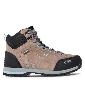 Trekkingi CMP. Brązowe buty sportowe CMP, bez wzorów, bez zapięcia, trekkingowe. Za 499,99 zł.