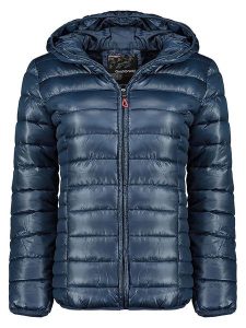 Geographical Norway Kurtka pikowana "Annecy" w kolorze granatowym rozmiar: XL. Niebieskie kurtki Geographical Norway, xl, bez wzorów, bez kaptura. Za 114,17 zł.