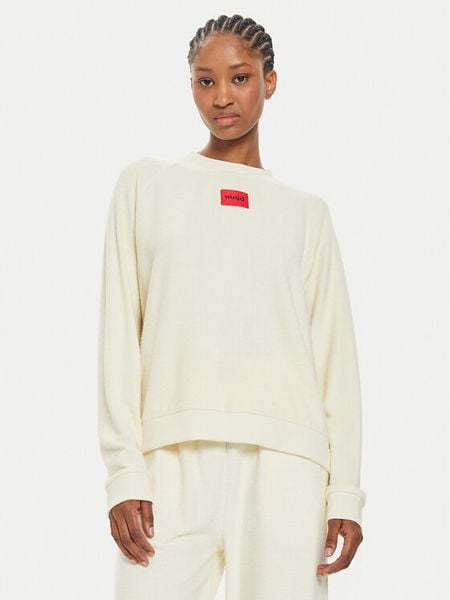 Hugo Sweter Snoozie 50523414 Écru Regular Fit. Swetry klasyczne Hugo, xl, bez kołnierzyka. Za 269,99 zł.