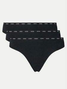 Guess Komplet 3 par fig klasycznych O5RG12 K6YW1 Czarny. Czarne komplety bielizny Guess, z aplikacjami, z bawełny. Za 109,99 zł.