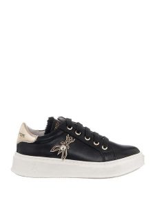 Patrizia Pepe Skórzane sneakersy w kolorze czarnym rozmiar: 41. Czarne trampki Patrizia Pepe, bez wzorów, bez zapięcia. Za 434,99 zł.