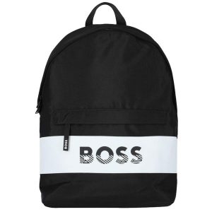 Plecak, BOSS Logo Backpack J20366-09B, pojemność: 15 L. Czarne plecaki Boss. W wyprzedaży za 358,40 zł.