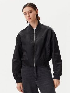 Calvin Klein Jeans Kurtka bomber Hero LV047B528G Czarny Relaxed Fit. Czarne kurtki Calvin Klein Jeans, xxl, bez wzorów, z jeansu, bez kaptura. Za 519,99 zł.