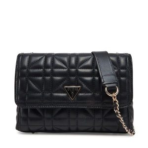 Torebka Guess. Czarne torebki klasyczne Guess, z aplikacjami, bez dodatków. Za 349,99 zł.
