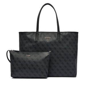 Torebka Guess. Szare torebki klasyczne Guess, z aplikacjami, bez dodatków. Za 439,99 zł.