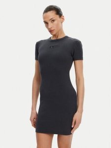 Calvin Klein Jeans Sukienka codzienna J20J225265 Szary Slim Fit. Szare kombinezony Calvin Klein Jeans, na co dzień, xxl, bez wzorów, z bawełny, bez kołnierzyka, bez ramiączek, proste. Za 229,99 zł.