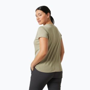 Koszulka damska Helly Hansen Allure lav. Brązowe koszulki sportowe Helly Hansen, bez wzorów, bez ramiączek. Za 109,99 zł.