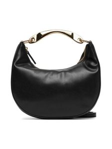TWINSET Torebka Hobo 252TD8160 Czarny. Czarne torebki klasyczne Twinset, bez wzorów, ze skóry, bez dodatków. Za 669,99 zł.