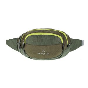 Saszetka nerka BERGSON Delta Plus. Zielone nerki i saszetki BERGSON, bez wzorów, z materiału. Za 67,00 zł.