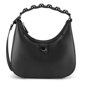 Torebka Badura. Czarne torebki klasyczne Badura, bez wzorów, bez dodatków. Za 199,99 zł.