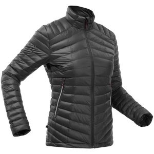 Kurtka trekkingowa damska puchowa Forclaz MT100 - 5°C. Kurtki FORCLAZ, m, bez wzorów, z materiału, bez kaptura. Za 249,99 zł.