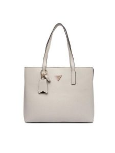 Guess Torebka Meridian II HWBG69 74230 Beżowy. Brązowe shopper bag Guess, z aplikacjami, ze skóry, bez dodatków. Za 749,99 zł.