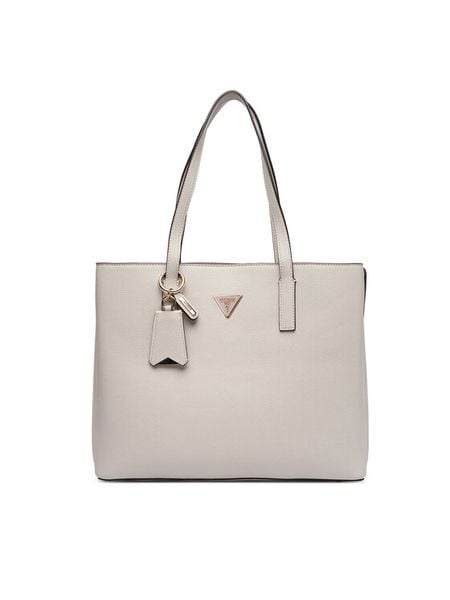 Guess Torebka Meridian II HWBG69 74230 Beżowy. Brązowe shopper bag Guess, z aplikacjami, ze skóry, bez dodatków. Za 749,99 zł.