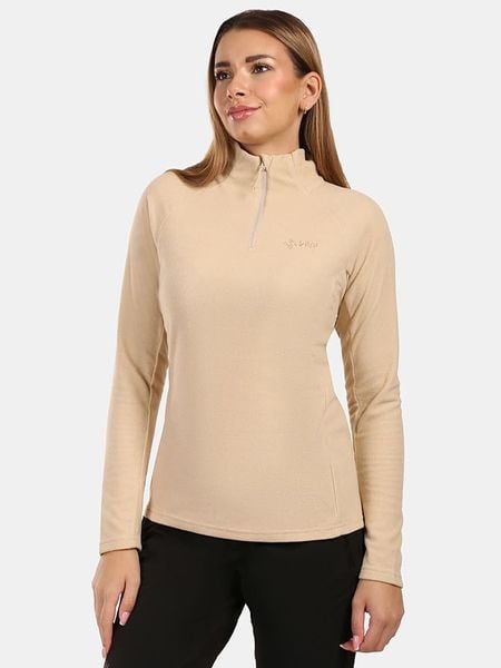 Kilpi Bluza polarowa "Almeri" w kolorze beżowym rozmiar: 38. Brązowe bluzy Kilpi, bez wzorów, z polaru, bez kaptura. Za 130,50 zł.