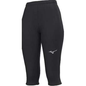 Damskie legginsy 3/4 Mizuno MZNRB. Czarne legginsy Mizuno, bez wzorów. Za 217,50 zł.