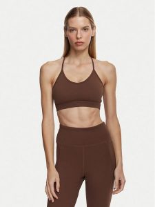 Reebok Biustonosz sportowy RK25974CCW Brązowy. Brązowe biustonosze sportowe Reebok, bez wzorów, z syntetyku. Za 159,99 zł.