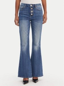 Fracomina Jeansy FR26SVA012D40102 Niebieski Bootcut Fit. Niebieskie jeansy Fracomina, bez wzorów, z bawełny. Za 679,99 zł.