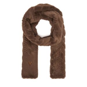 Szalik Guess. Brązowe szaliki Guess, z aplikacjami. Za 344,99 zł.